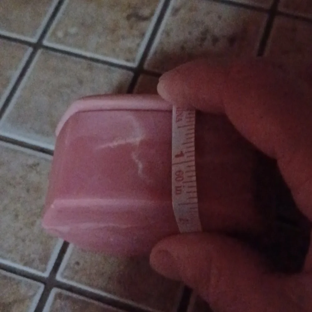 Pink Heart & Round Soap Stone Trinkets